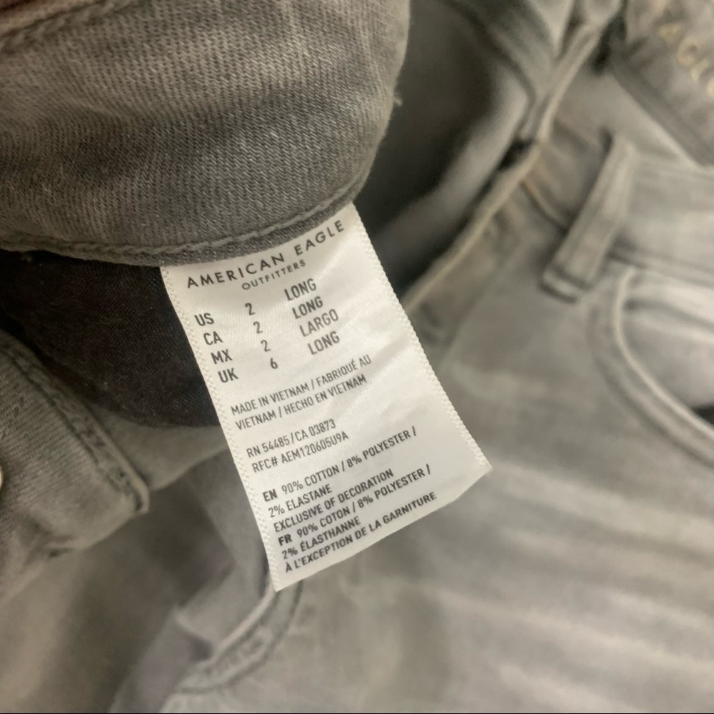 Grey American Eagle Jeggings - Picture 8 of 10